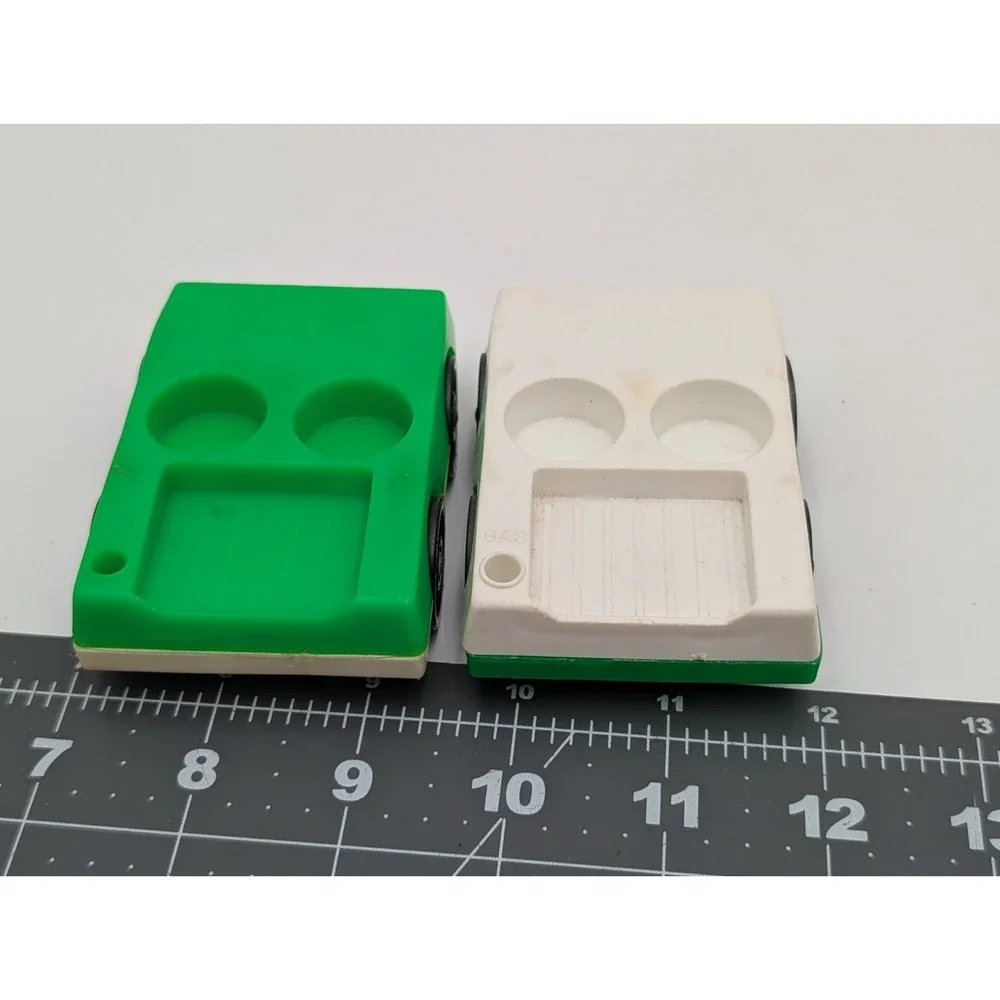 Fisher Price Little People Green White Car 2 Seat‎ Vehicle Lot